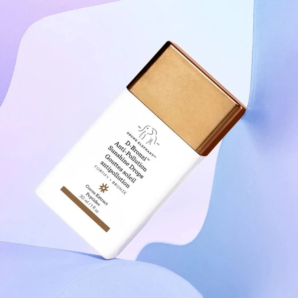Drunk Elephant D-Bronzi Bronzing Drops with Peptides Glow Serum 30ml 1oz